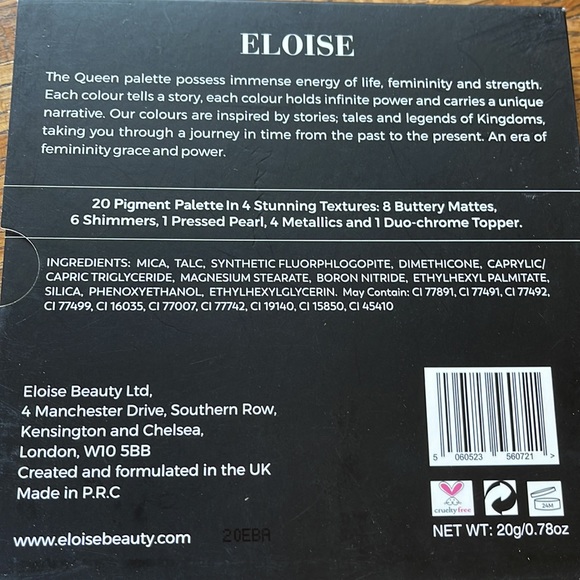 ELOISE BEAUTY THE QUEEN EYESHADOW PALETTE - Picture 3 of 4